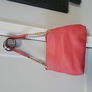 MICHAEL KORS HAND BAG-PREOWNED, GRAPEFRUIT